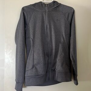 Under Armour Grey Full Zip Hoodie | Size Medium | Good Condition